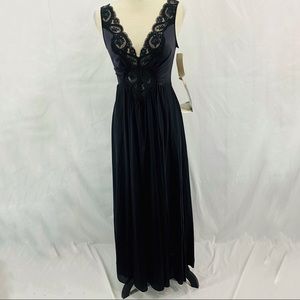 Olga Stretch Top Night Glamour Black Dead Stock